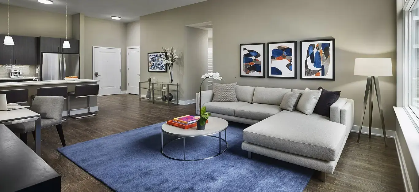 Spacious living room representation for Prestige Sector 92 Gurgaon